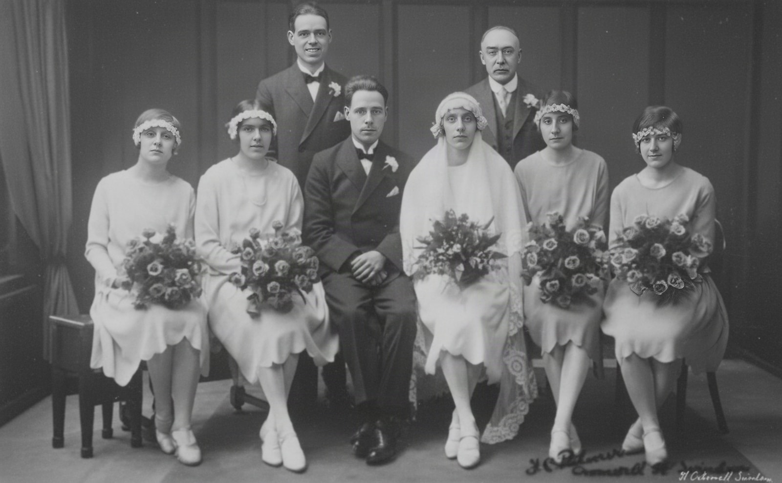Sample restoration of an old family photo — after